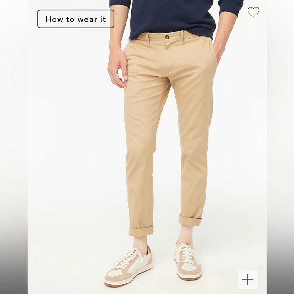 J crew slim flex chino pants size 32x32